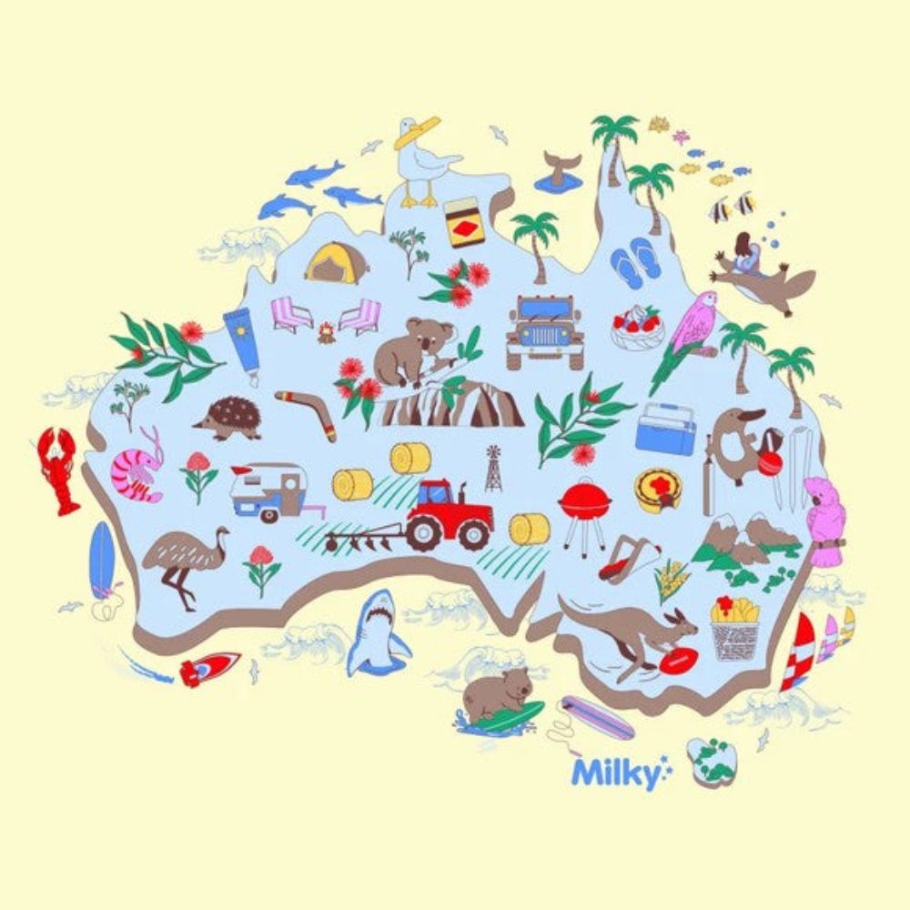 Milky Clothing Down Under Tee