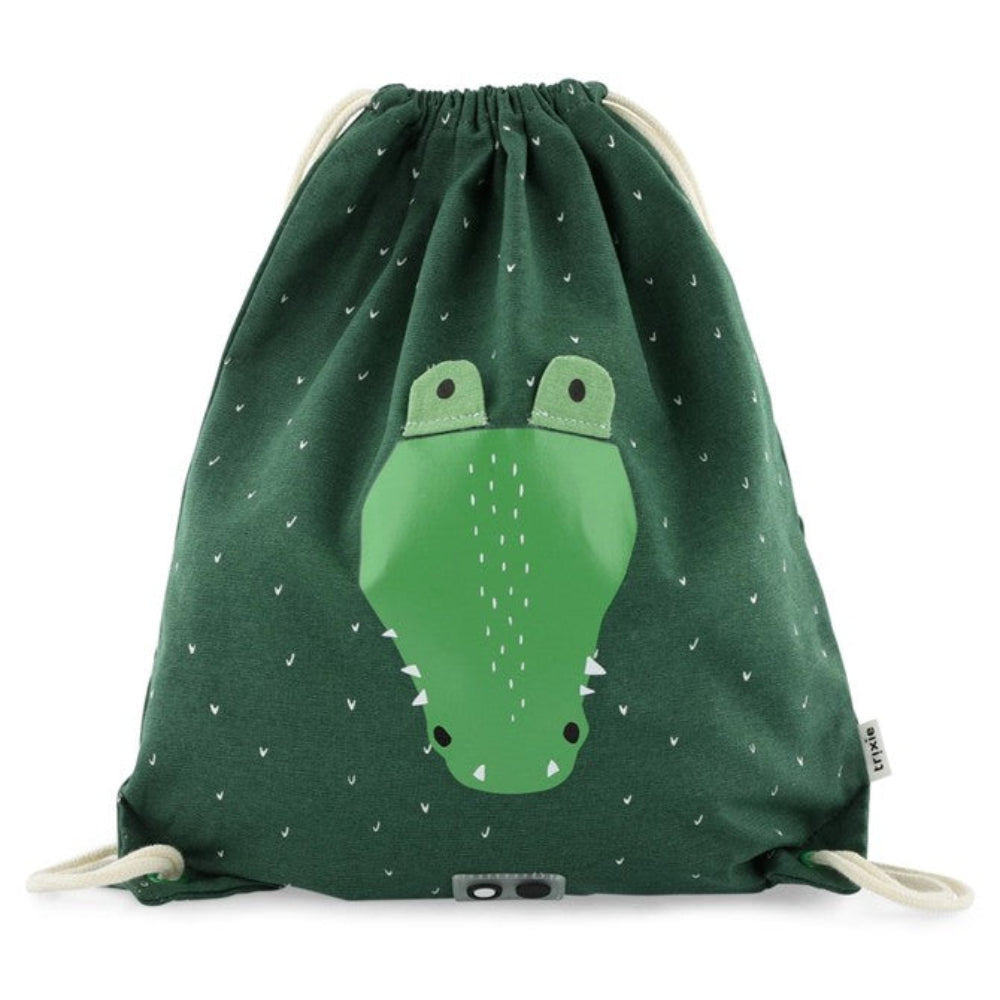 Trixie Drawstring Library or Swimming Bag - Mr Crocodile