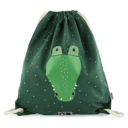 Trixie Drawstring Library or Swimming Bag - Mr Crocodile