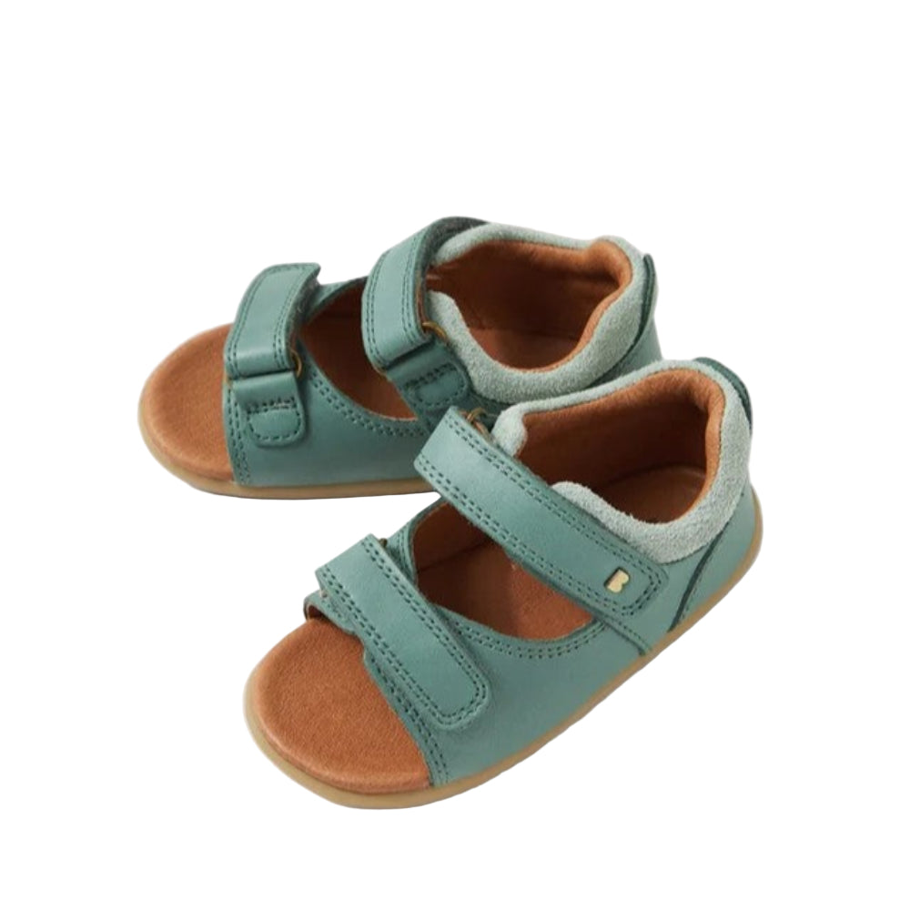 Bobux Step Up - Driftwood Sandal - Iceberg Green