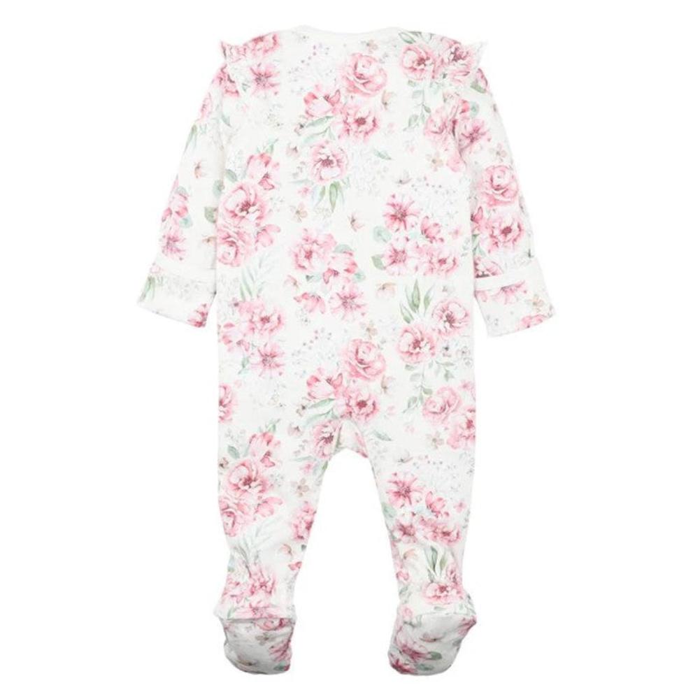 Bebe Long Sleeve Zip Onesie - Evie