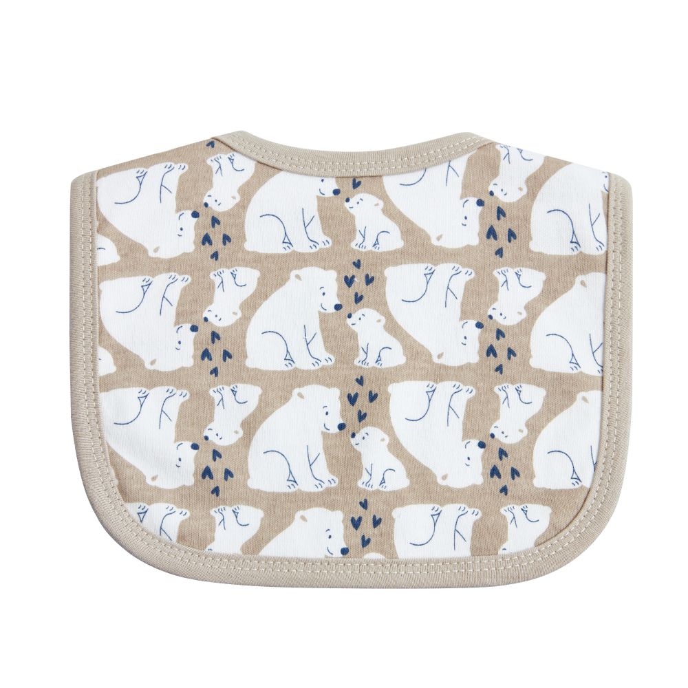 Big Softies 3 Pack Applique And Printed Bibs – Bear