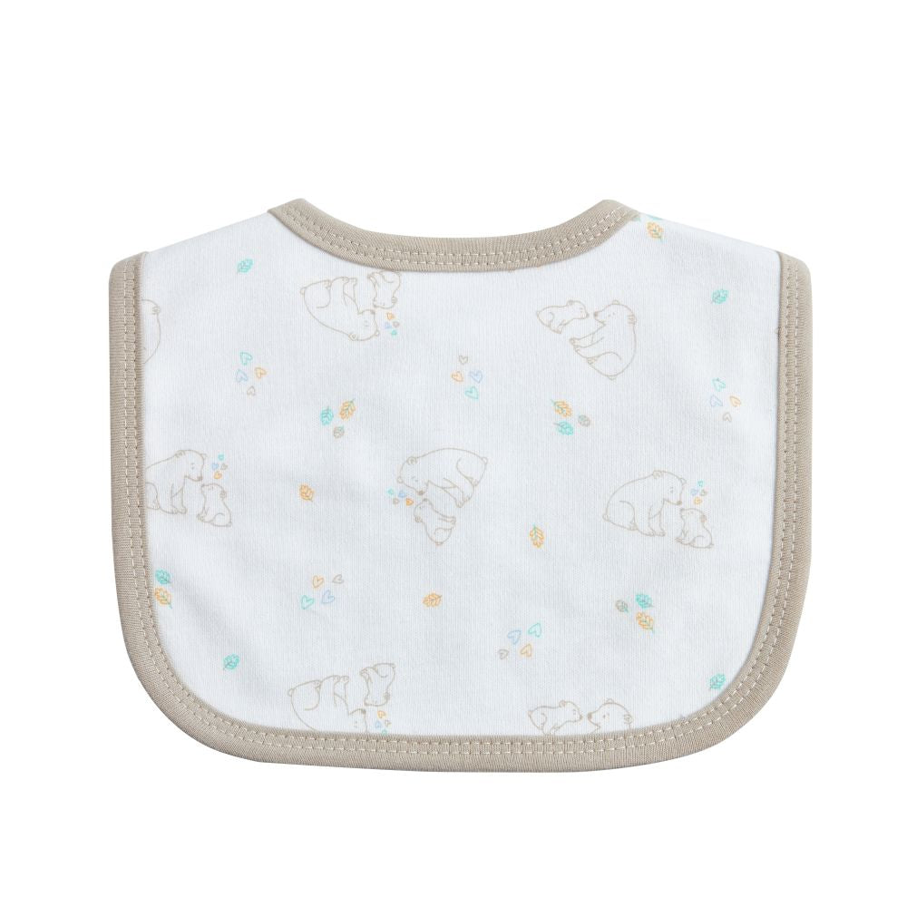 Big Softies 3 Pack Applique And Printed Bibs – Bear