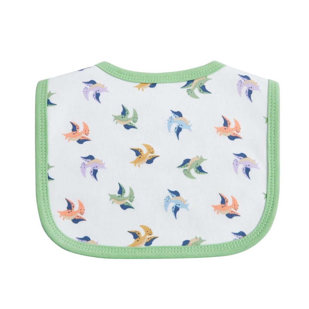 Big Softies 3 Pack Applique And Printed Bibs – Dino