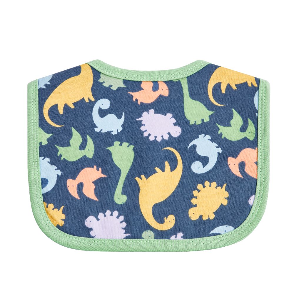 Big Softies 3 Pack Applique And Printed Bibs – Dino