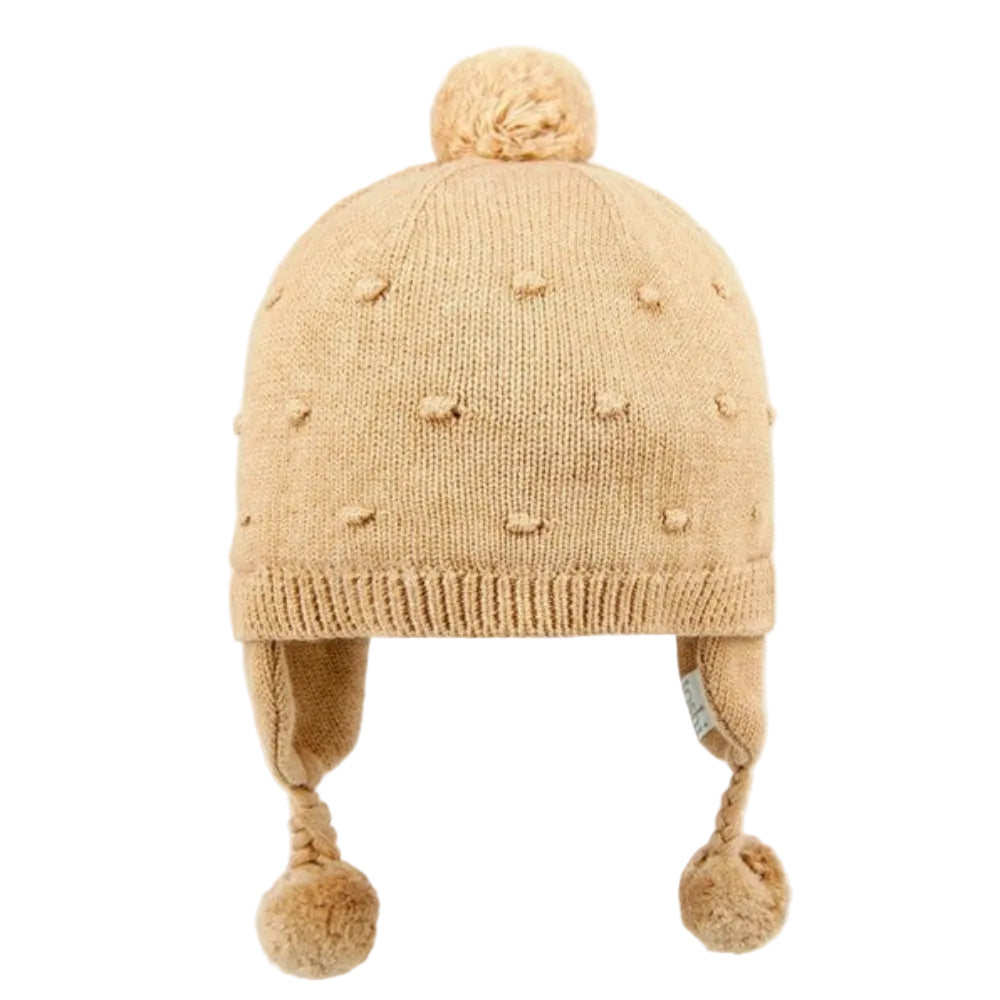 Toshi Organic Earmuff Beanie Fantasy - Popcorn