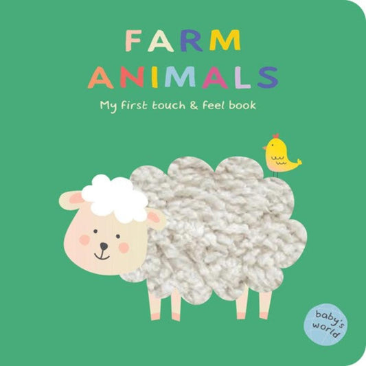 Babys World - Touch and Feel Board Book - Farm Animals