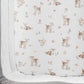 Living Textiles 2pk Bedside Bassinet Fitted Sheets - Fawn Fables