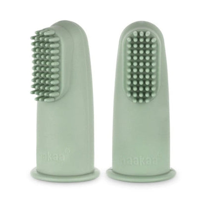 Haakaa Finger Silicone Toothbrush - 2 pk