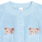 Huxbaby Baby Blue Fisherman Cardi
