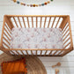 Cocoon Furniture Cot Fitted Sheet - Floral Art