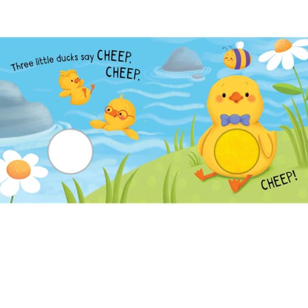 Squeaky Plush Board Book - Five Little Ducks