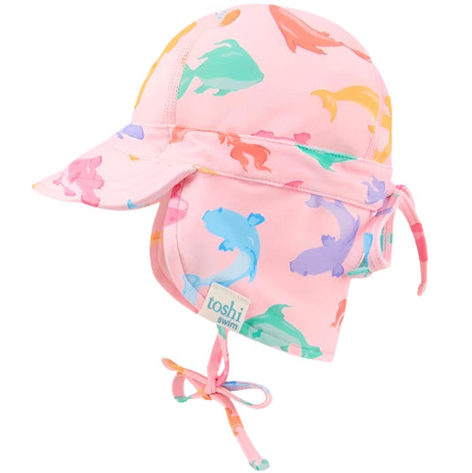 Toshi Swim Baby Flap Cap Classic - Dishy Fishy