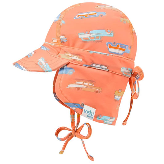 Toshi Swim Baby Flap Cap Classic - Surfs Up