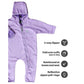 Therm All-Weather Fleece Onesie - Periwinkle