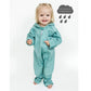 Therm All-Weather Fleece Onesie - Seafoam