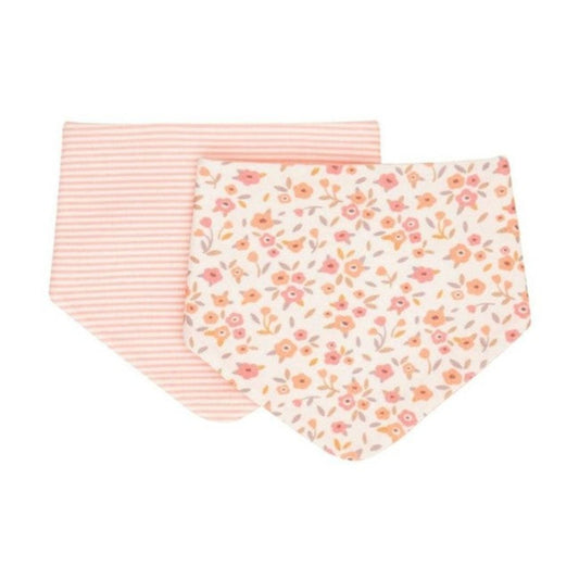 All4Ella Reversible Bandana Bibs - 2 pk - Floral Bouquet