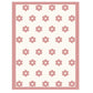 Thread the Word Flower Knitted Bassinet Blanket - Eggshell-Blush