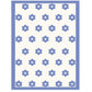 Thread the Word Flower Knitted Bassinet Blanket - Eggshell-Seamist