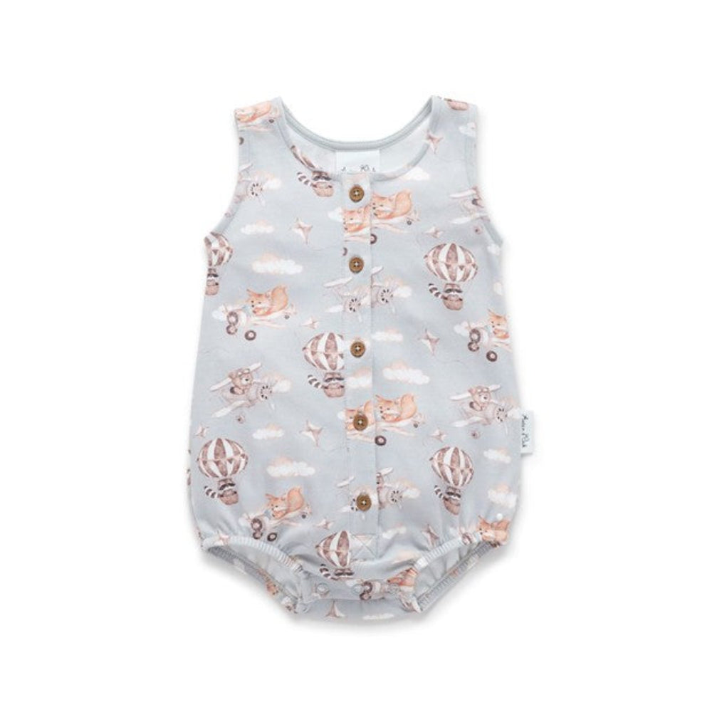 Aster + Oak Flying Friends Bubble Romper
