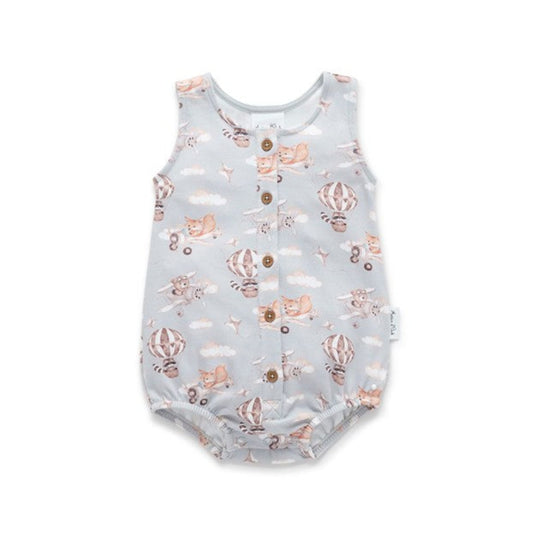 Aster + Oak Flying Friends Bubble Romper