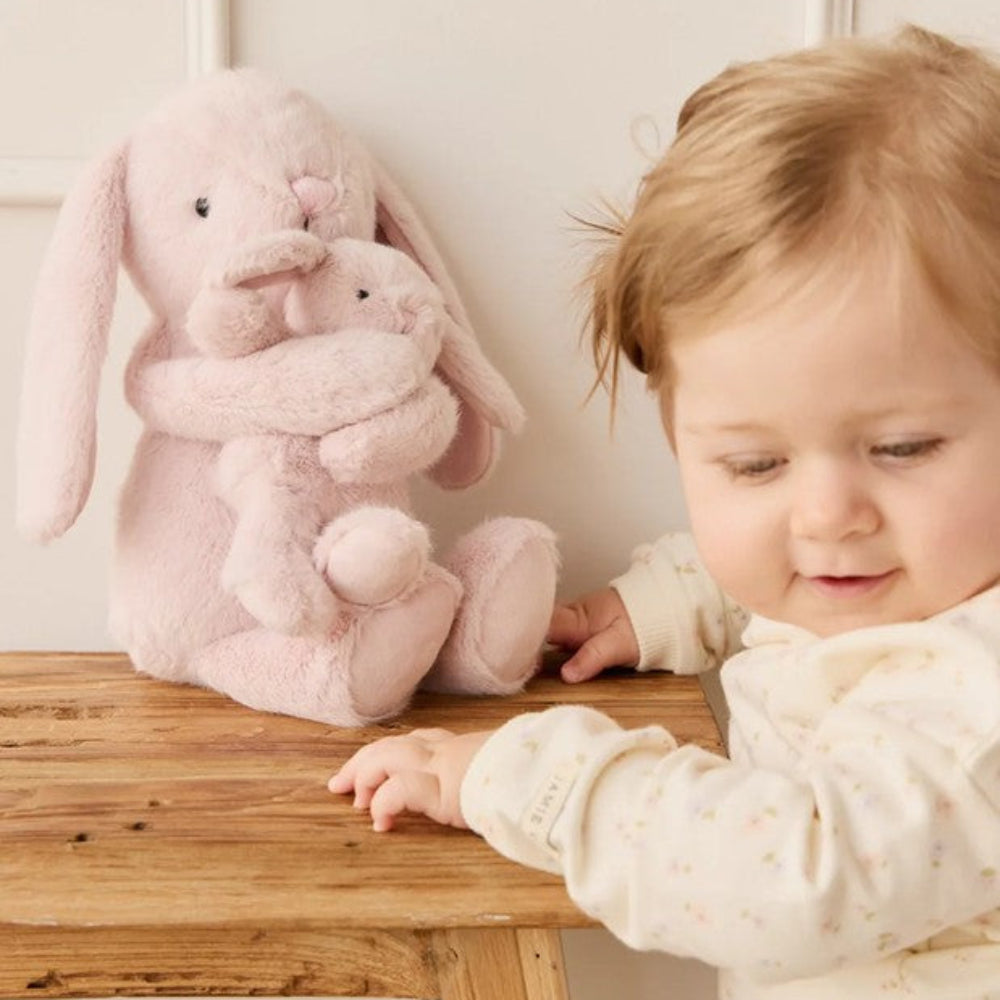 Jamie Kay Snuggle Bunnies - Frankie the Hugging Bunny - Blossom