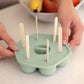 Cherub Baby Silicone Freezer Tray and Popsicle Molds - Sage