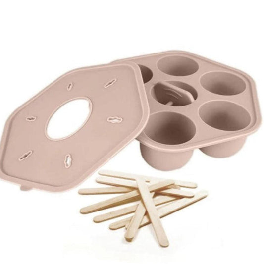 Cherub Baby Silicone Freezer Tray and Popsicle Molds - Sand