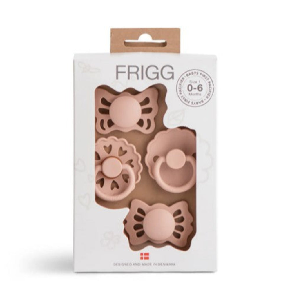 FRIGG Baby's First Pacifier Set - Blush
