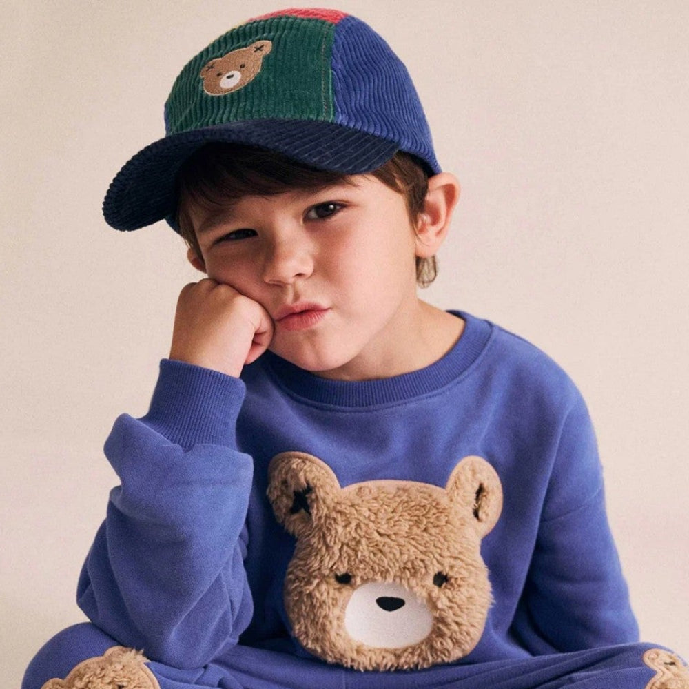 Huxbaby Furry Huxbear Cobalt Sweatshirt