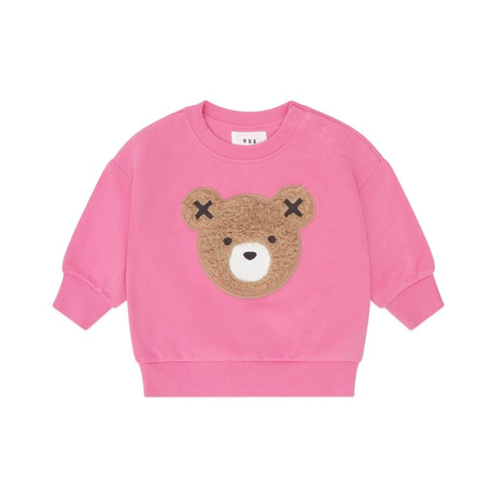 Huxbaby Furry Huxbear Sweatshirt - Strawberry