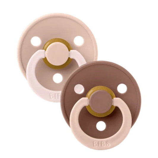 Bibs Soothers Fusion Fashion 2pk - Blush Woodchuck Mix