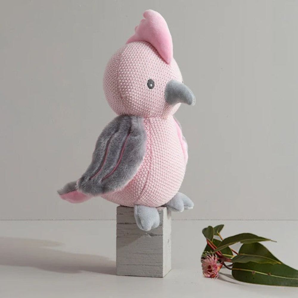 Living Textiles Australiana Knitted Toy - Gary the Galah