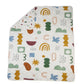 Living Textiles Reversible Jersey Cot Comforter - Geo Mod