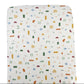 Living Textiles 1pk Cot Fitted Sheet - Geo Mod