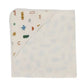 Living Textiles Muslin Hooded Towel - Geo Mod