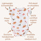 Snuggle Hunny Organic Short Sleeve Bodysuit with Frill - Gingerbread