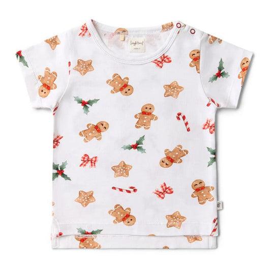 Snuggle Hunny Organic T Shirt - Gingerbread