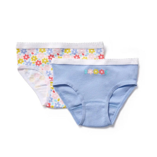 Marquise Girls Underwear - 2 pk - Multi/Floral
