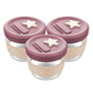 Cherub Baby Silicone and Glass Storage Containers - 3 pk - 120ml