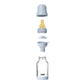 Bibs Glass Baby Bottle Complete Set 120ml Latex - Baby Blue
