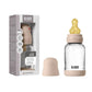 Bibs Glass Baby Bottle Complete Set 120ml Latex - Blush