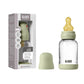 Bibs Glass Baby Bottle Complete Set 120ml Latex - Sage