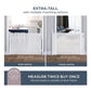 Dreambaby Retractable Glide n Hide Gate - White