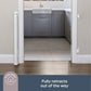 Dreambaby Retractable Glide n Hide Gate - White