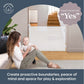 Dreambaby Retractable Glide n Hide Gate - White