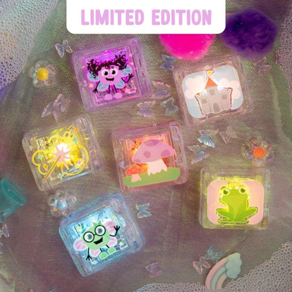 Glo Pals - Limited Edition Light Up Cubes - 6 pk - Fairy Gift Set