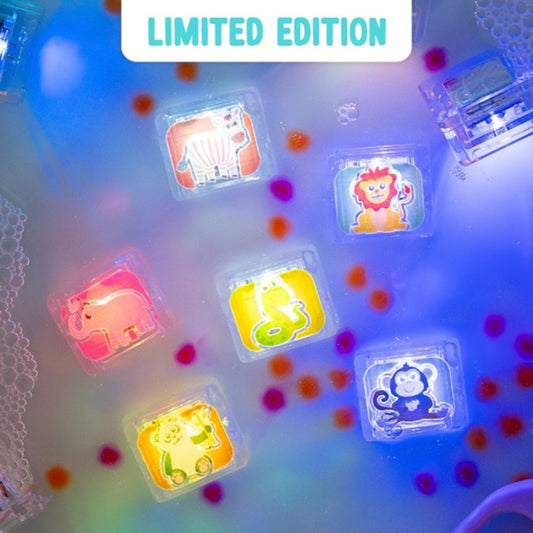 Glo Pals - Limited Edition Light Up Cubes - 6 pk - Zoo Animals