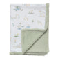 Living Textiles Jersey Sherpa Pram Blanket - Goosey Goosey