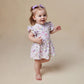 Snuggle Hunny Short Sleeve Organic Dress - Gracie